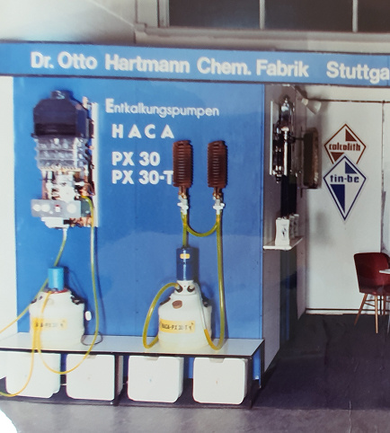 Messestand Dr. Hartmann Chemiefabrik Stuttgart